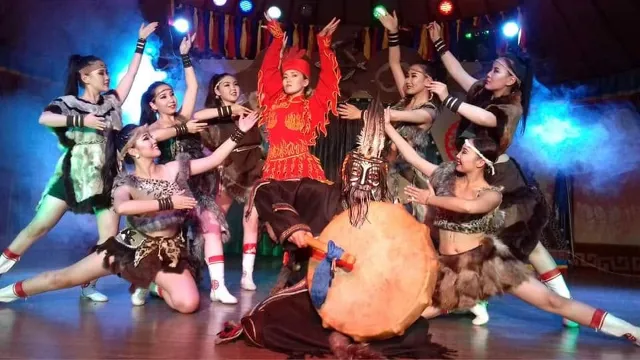 Mongolian drum dance from the MGL Precious performance archive